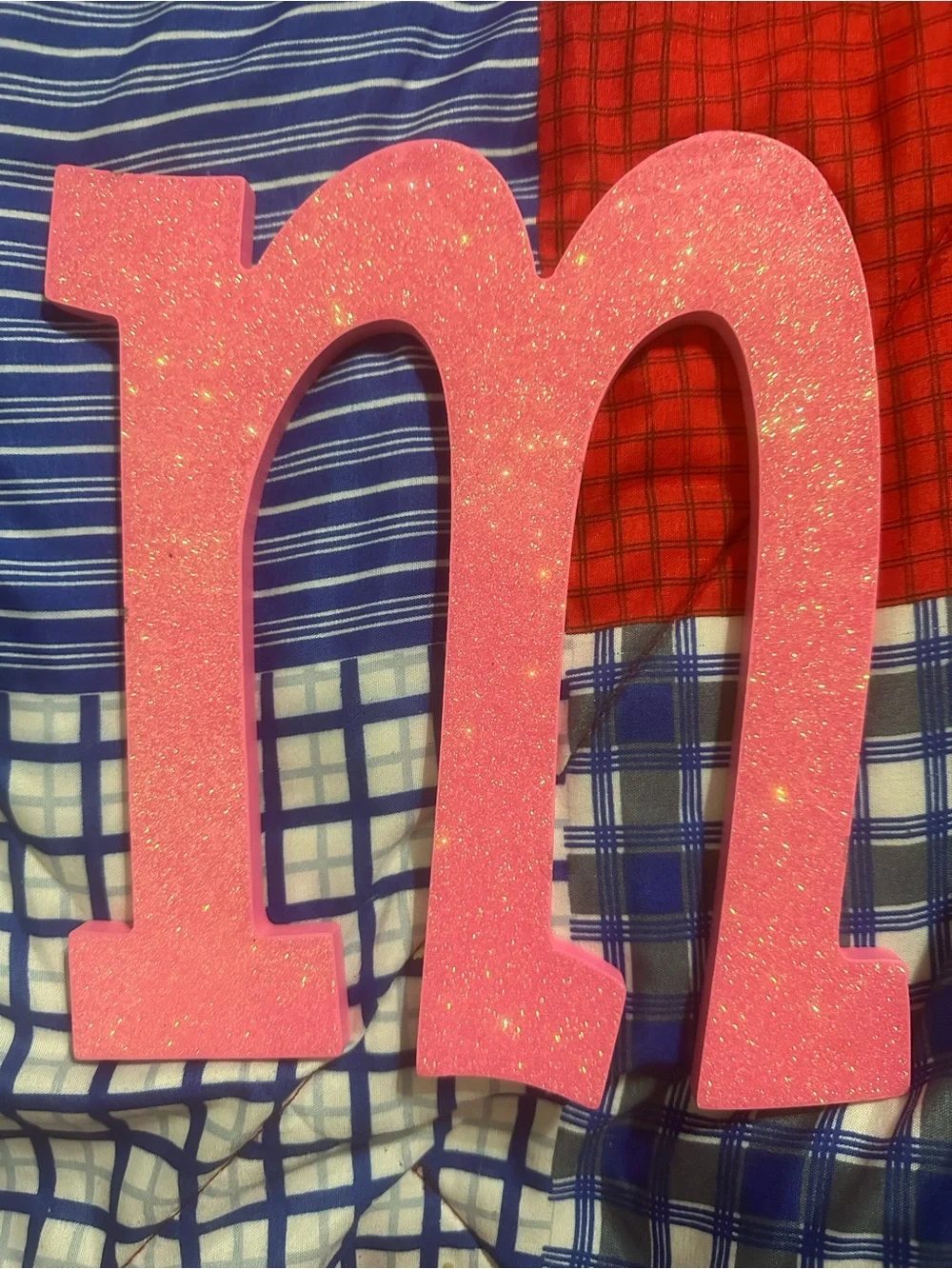 Hobby Lobby Glitter Pink Letter 